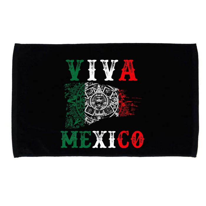 Viva Mexico Mexican Independence Day Microfiber Hand Towel