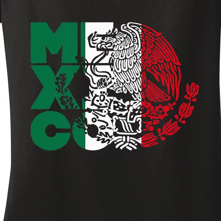 Viva Mexico Mexican Independence Day Women's V-Neck T-Shirt