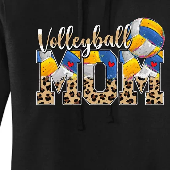 Volleyball Mama Mom Mother MotherS Day Cheering Boy Sport Women's Pullover Hoodie