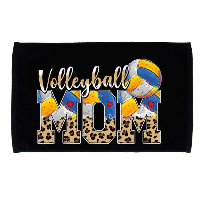 Volleyball Mama Mom Mother MotherS Day Cheering Boy Sport Microfiber Hand Towel