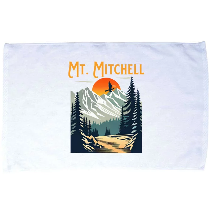 Vintage Mt. Mitchell Souvenir Hiking Microfiber Hand Towel