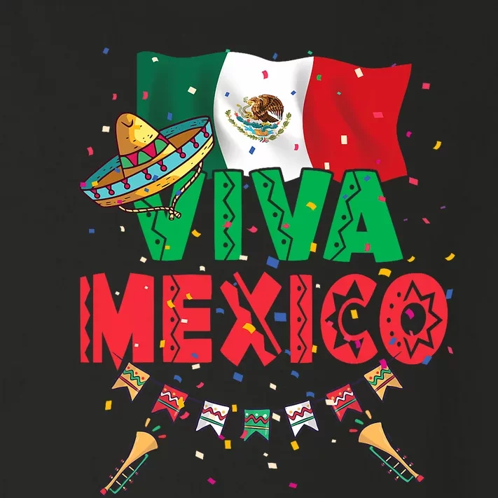 Viva Mexico Mexican Independence Day Independencia De Mexico Toddler Long Sleeve Shirt