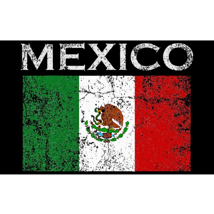 Vintage Mexico Mexican Flag Pride Bumper Sticker