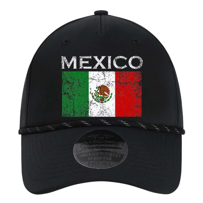 Vintage Mexico Mexican Flag Pride Performance The Dyno Cap