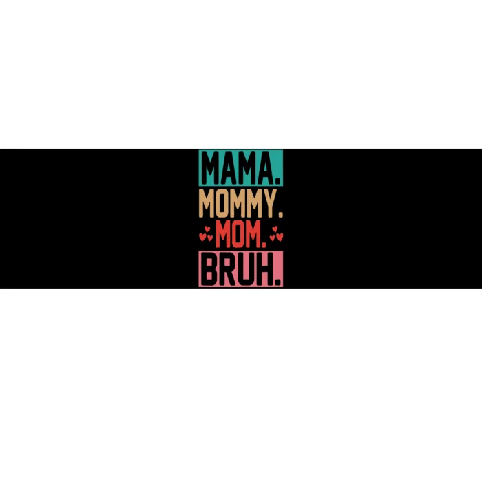 Vintage Mama Mommy Mom Bruh Cute Mothers Day Bumper Sticker