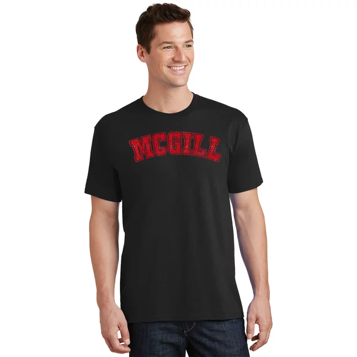 Vintage McGill Name College Retro Apparel Gift T-Shirt