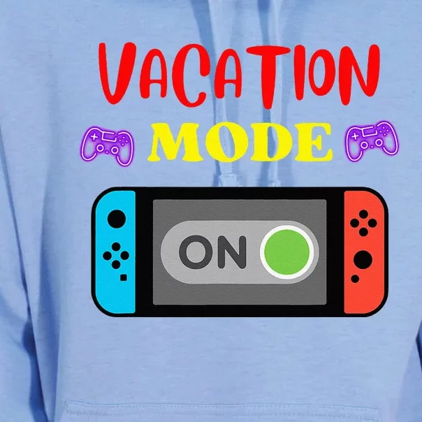 Vacation Mode On Gamer Unisex Surf Hoodie