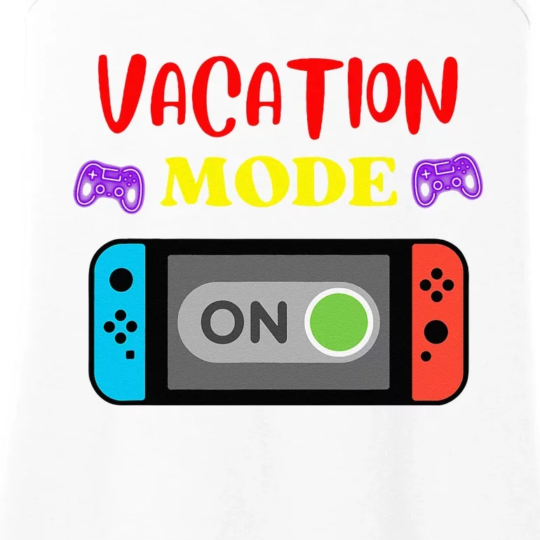 Vacation Mode On Gamer Ladies Essential Tank