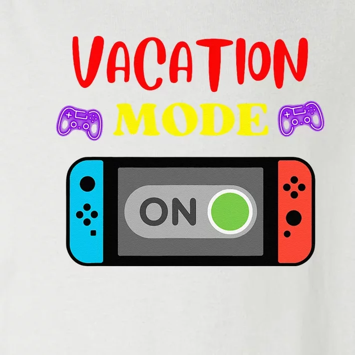 Vacation Mode On Gamer Toddler Long Sleeve Shirt