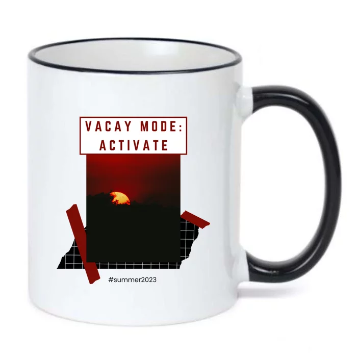 Vacay Mode On Holiday Summer Design S S Gift Black Color Changing Mug