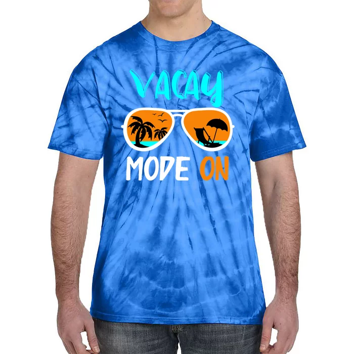 Vacay Mode On Cute Matching Family Summer Vacation Gift Tie-Dye T-Shirt