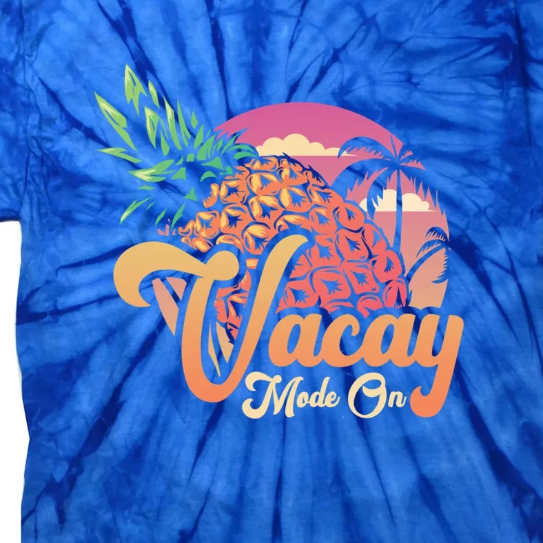 Vacay Mode On Funny Summer Vacation Family Traveling Gift Tie-Dye T-Shirt