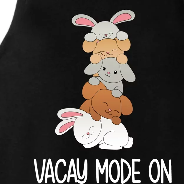 Vacay Mode On Kawaii Bunny Kawaii Rabbit Gift Ladies Tri-Blend Wicking Tank