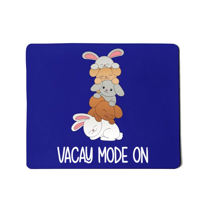 Vacay Mode On Kawaii Bunny Kawaii Rabbit Gift Mousepad