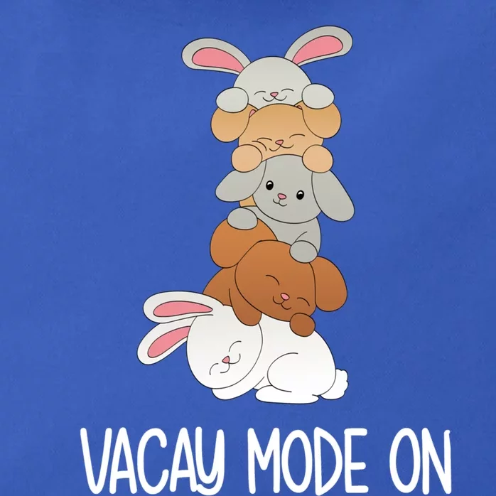 Vacay Mode On Kawaii Bunny Kawaii Rabbit Gift Zip Tote Bag