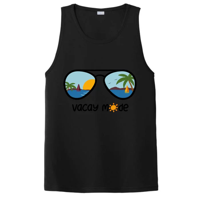 Vacay Mode On The Beach Cute Gift Performance Tank