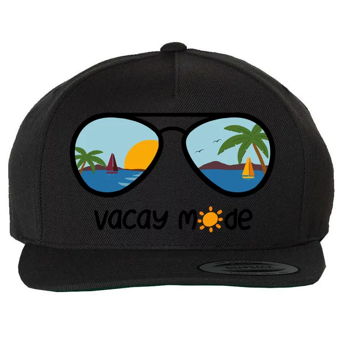 Vacay Mode On The Beach Cute Gift Wool Snapback Cap