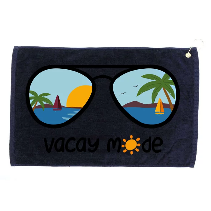 Vacay Mode On The Beach Gift Grommeted Golf Towel