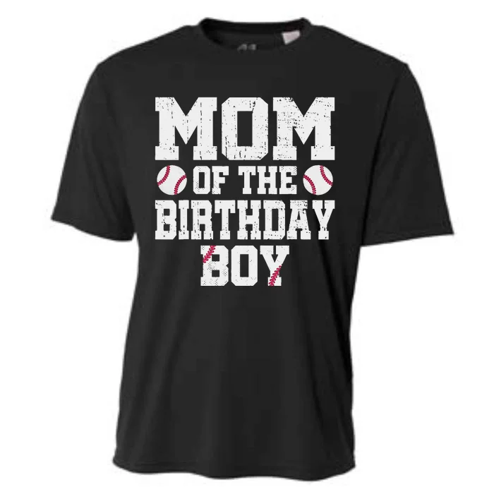 vintage Mom of the Birthday  Baseball Jersey Cooling Performance Crew T-Shirt