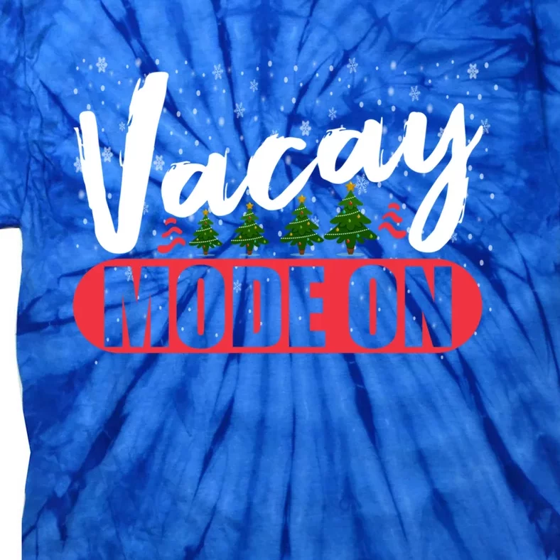 Vacay Mode On Xmas Break Math Preschool Teacher Christmas Cool Gift Tie-Dye T-Shirt