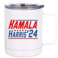 Vote Madam President Kamala 2024 12 oz Stainless Steel Tumbler Cup