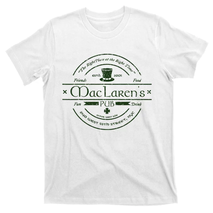 Vintage McclarenS Pub From How I Met Your Mother T-Shirt