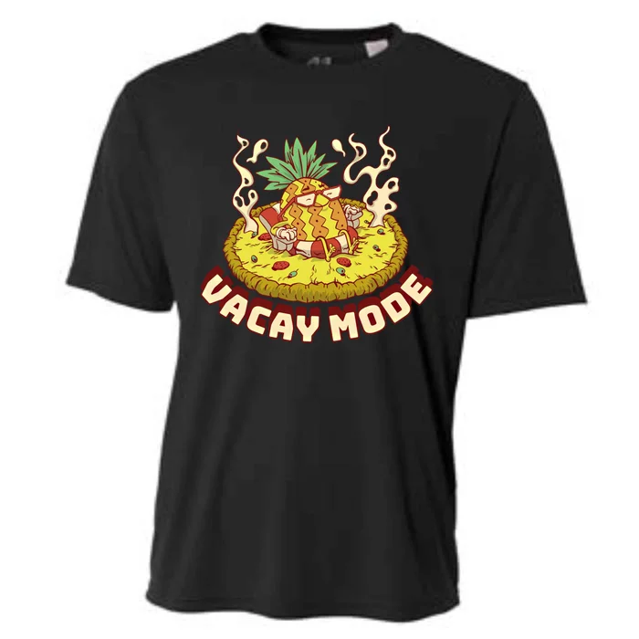 Vacay Mode Pineapple Gift Cooling Performance Crew T-Shirt