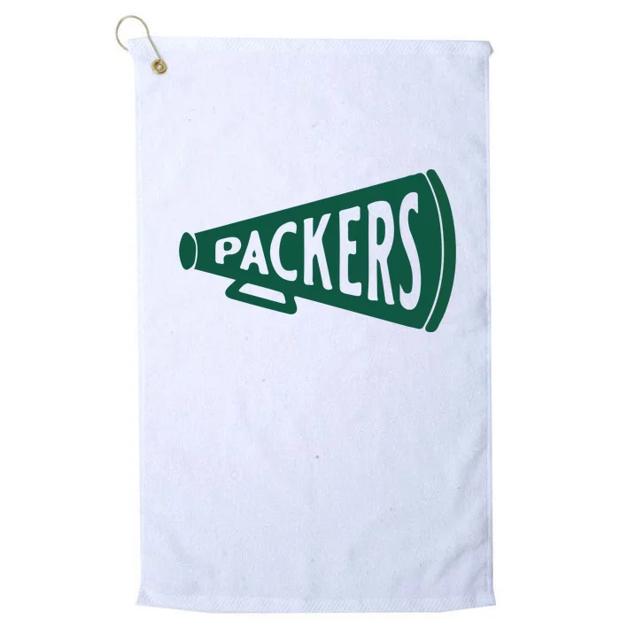 Vintage Megaphone Packers Platinum Collection Golf Towel