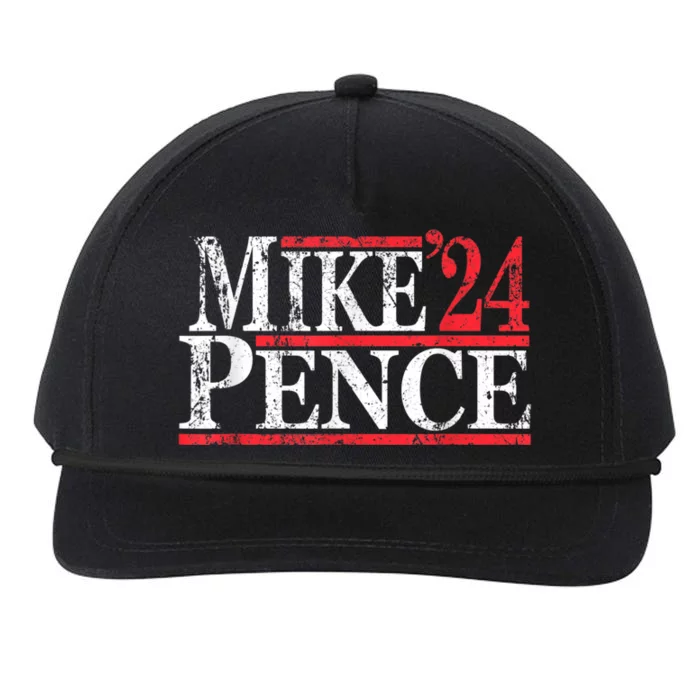 Vintage Mike Pence 2024 Snapback Five-Panel Rope Hat