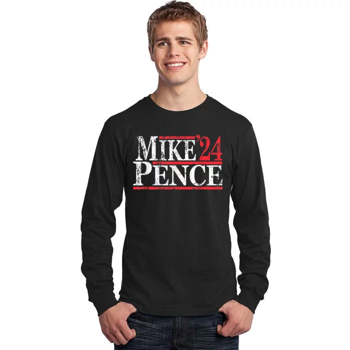 Vintage Mike Pence 2024 Tall Long Sleeve T-Shirt