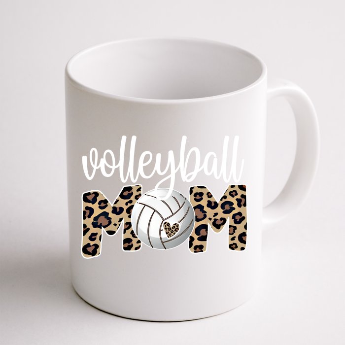 Volleyball Mom Proud Mother Of A Volleyball Player Mom Funny Gift Front & Back Coffee Mug