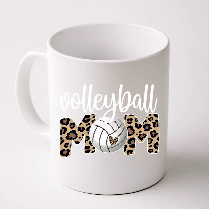 Volleyball Mom Proud Mother Of A Volleyball Player Mom Funny Gift Front & Back Coffee Mug