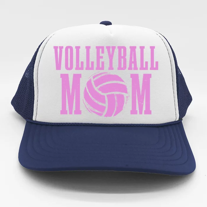 Volleyball Mom Proud Volleyball Daughter Fan Gift Trucker Hat