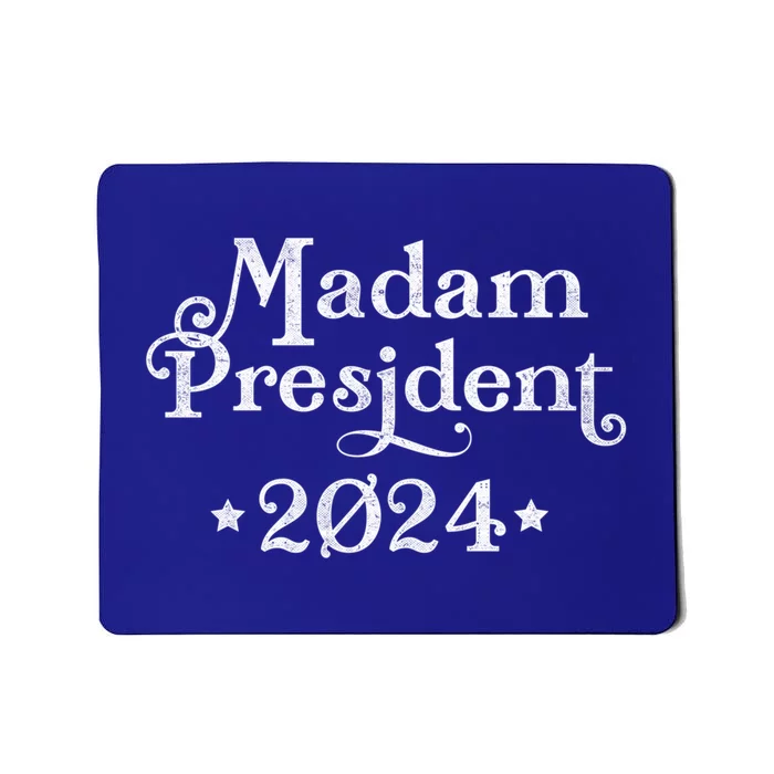 Vintage Madam President Kamala Harris 2024 Gift Kalama 47 Gift Mousepad