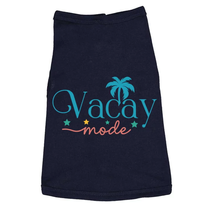 Vacay Mode Palm Tree Clipart Doggie Tank