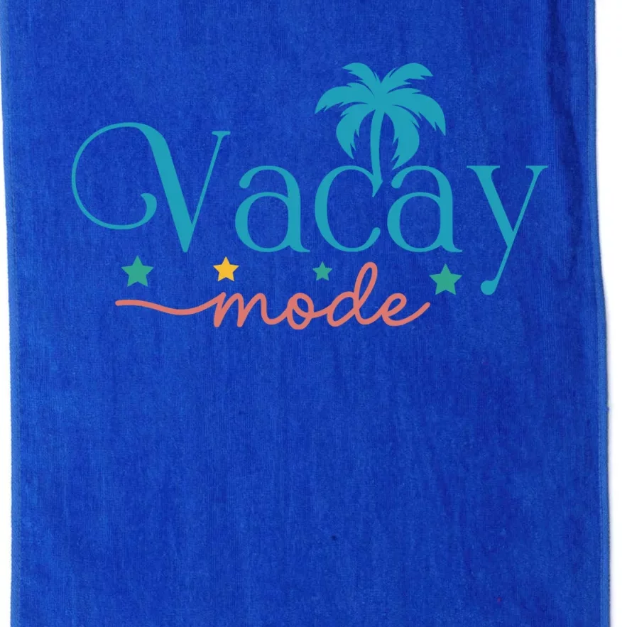 Vacay Mode Palm Tree Clipart Platinum Collection Golf Towel