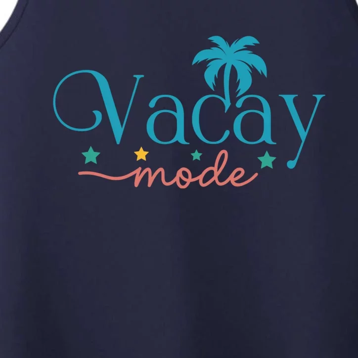 Vacay Mode Palm Tree Clipart Performance Tank