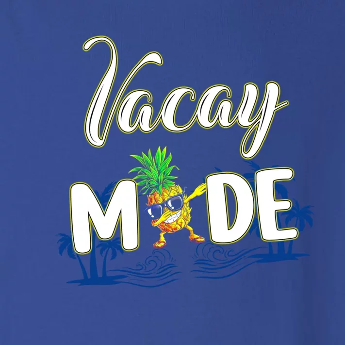 Vacay Mode Pineapple Sunglasses Funny Family Vacation Cute Gift Toddler Long Sleeve Shirt