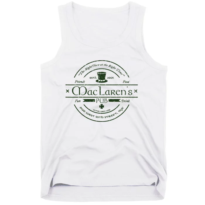 Vintage McClarens Pub From How I Met Your Mother Tank Top