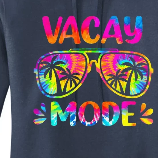 Vacay Mode Palm Tree Beach Vacation Summer Getaway Holiday Women's Pullover Hoodie