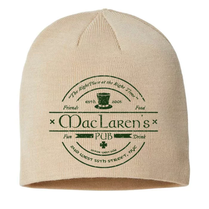 Vintage McclarenS Pub From How I Met Your Mother 8 1/2in Sustainable Knit Beanie