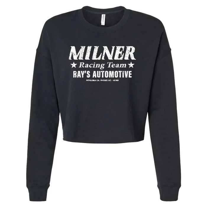 Vintage Milner Racing Team 1964 Cropped Pullover Crew