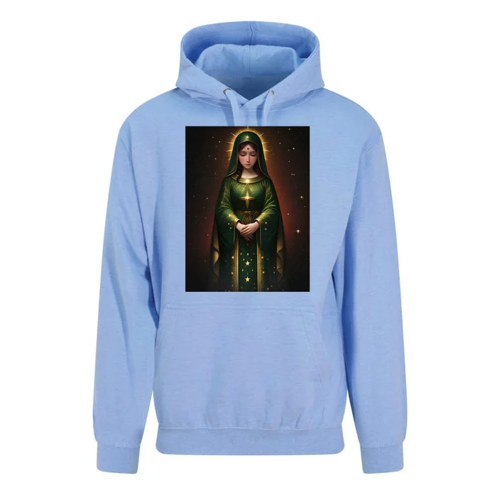 Virgin Mary Roman Catholic Christmas Vintage Unisex Surf Hoodie