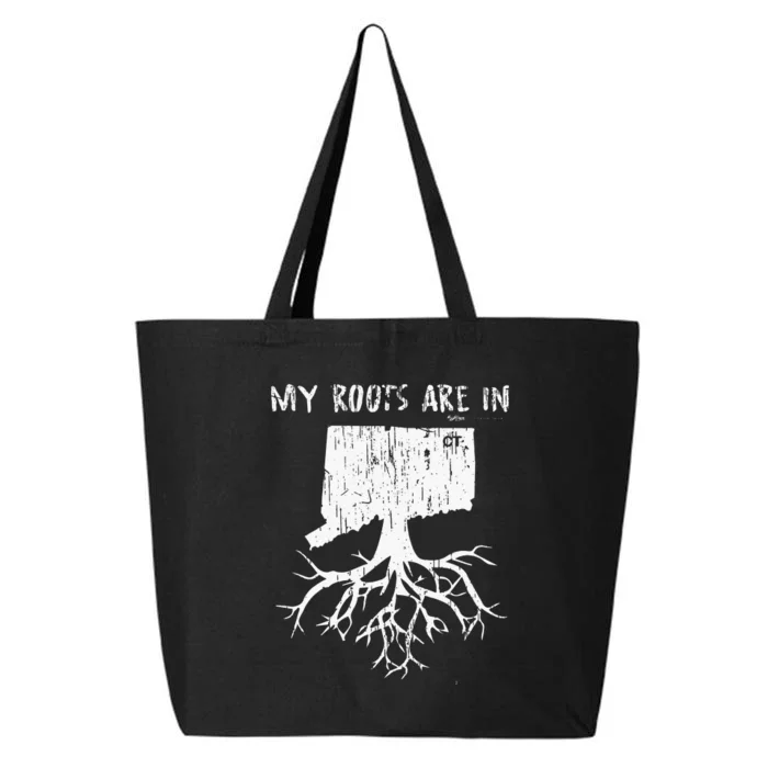 Vintage My Roots Are In Connecticut State 25L Jumbo Tote