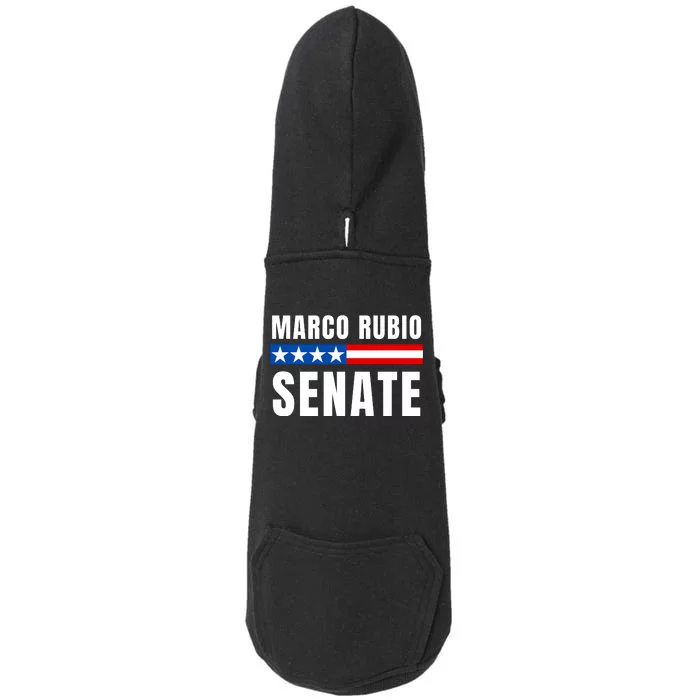 Vote Marco Rubio Florida Senator Reelect Marco Rubio Doggie 3-End Fleece Hoodie