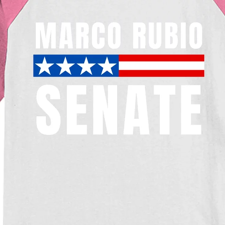 Vote Marco Rubio Florida Senator Reelect Marco Rubio Kids Colorblock Raglan Jersey