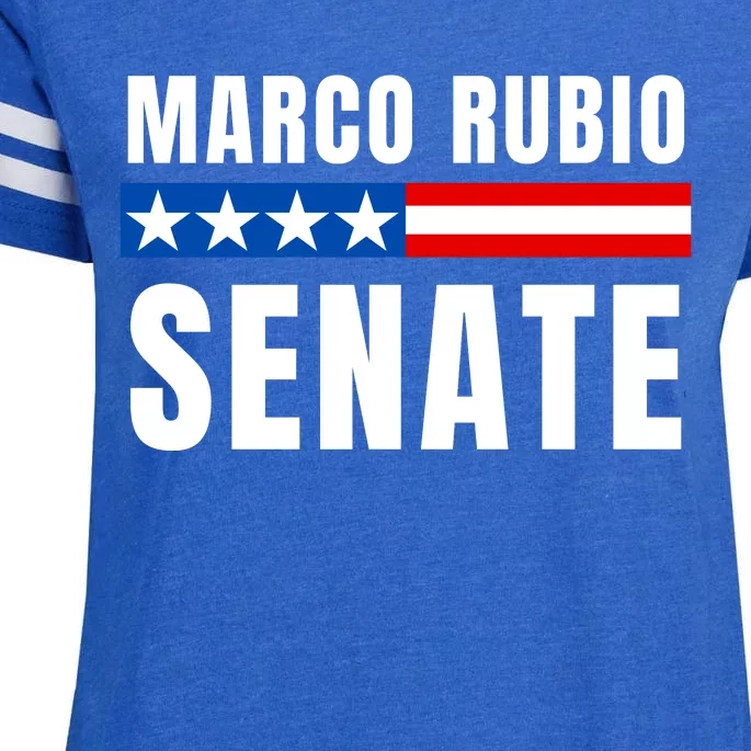 Vote Marco Rubio Florida Senator Reelect Marco Rubio Enza Ladies Jersey Football T-Shirt