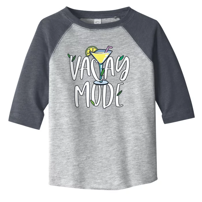 Vacay Mode Shirt Wo Vacation Outfit Cocktail Lover Toddler Fine Jersey T-Shirt