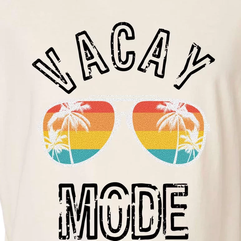 Vacay Mode Summer Beach Vacation Gift Garment-Dyed Women's Muscle Tee