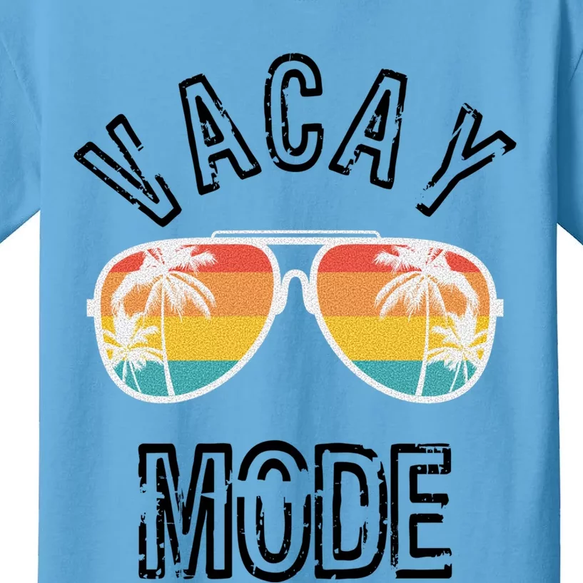 Vacay Mode Summer Beach Vacation Gift Kids T-Shirt